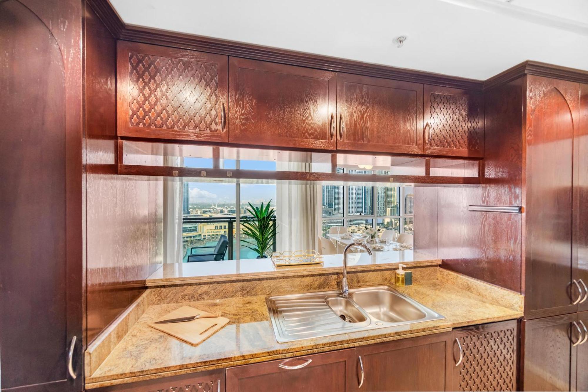 Durrani Homes - Grandiose 5Br Besides Dubai Mall With Burjkhalifa And Fountain View Ngoại thất bức ảnh