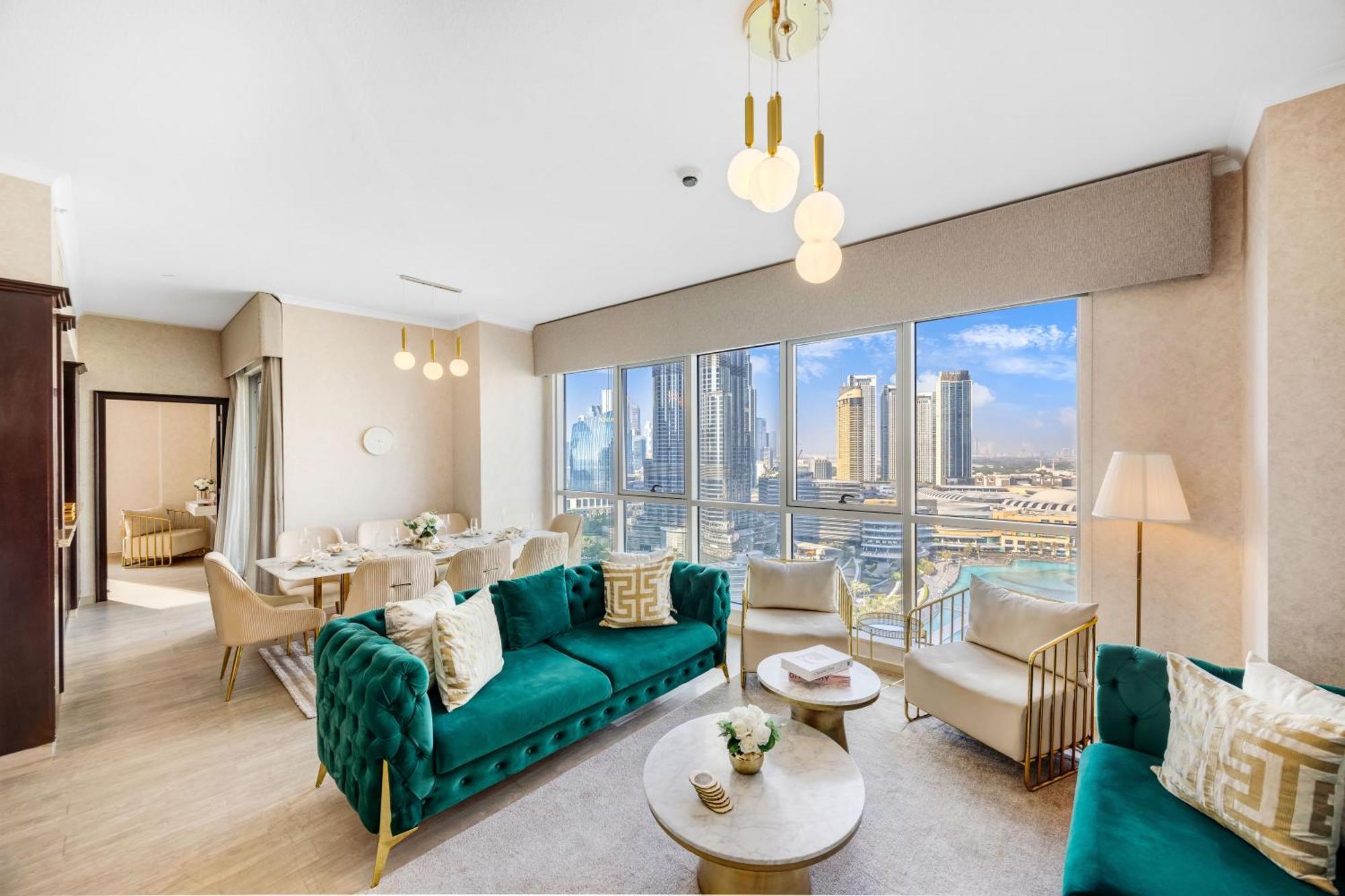 Durrani Homes - Grandiose 5Br Besides Dubai Mall With Burjkhalifa And Fountain View Ngoại thất bức ảnh