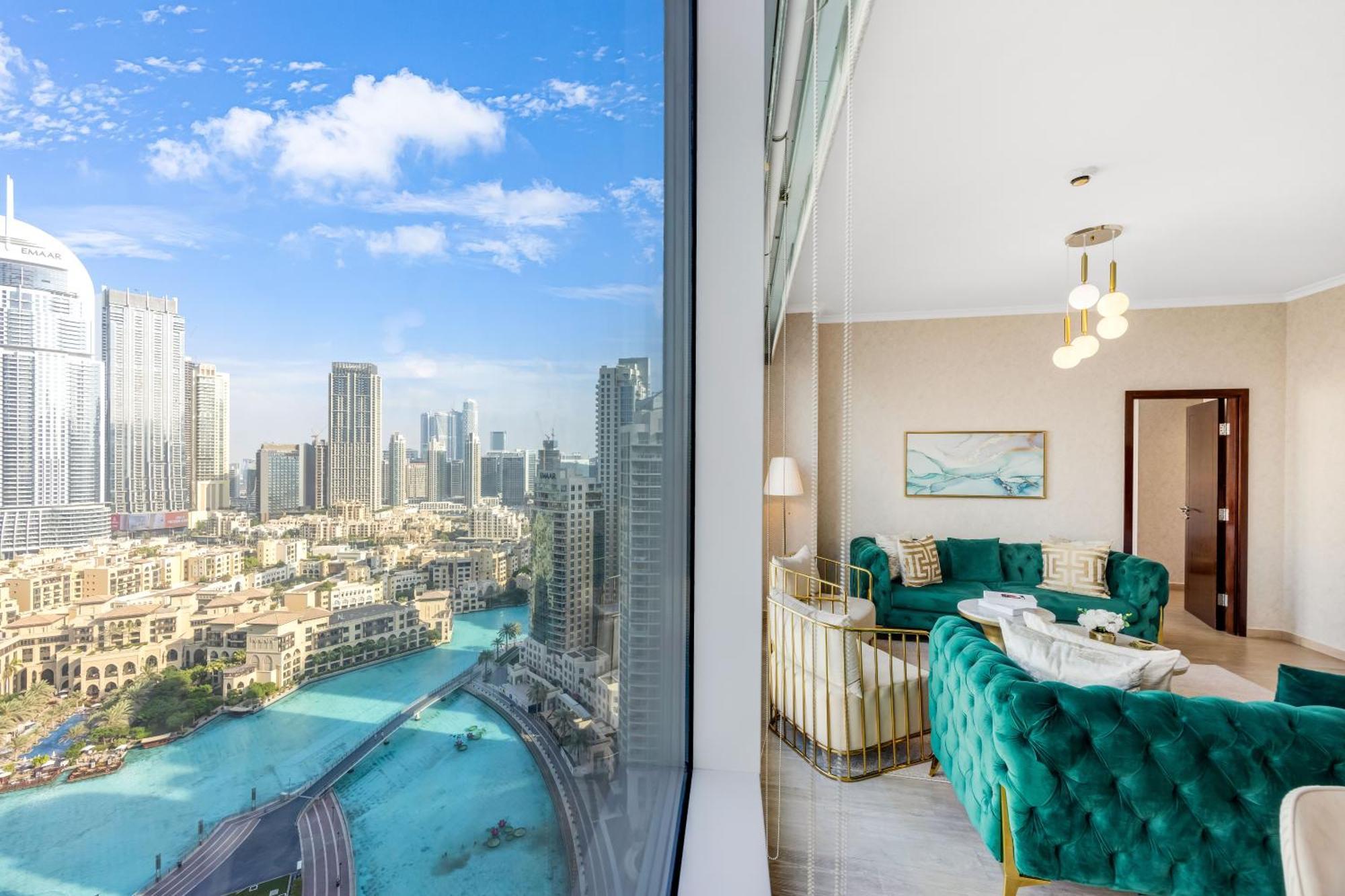 Durrani Homes - Grandiose 5Br Besides Dubai Mall With Burjkhalifa And Fountain View Ngoại thất bức ảnh